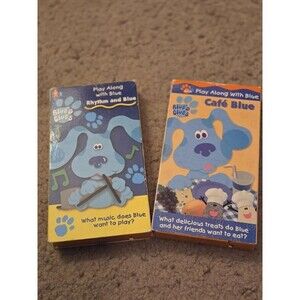 Blue’s Clues VHS Bundle – Café Blue & Rhythm and Blue